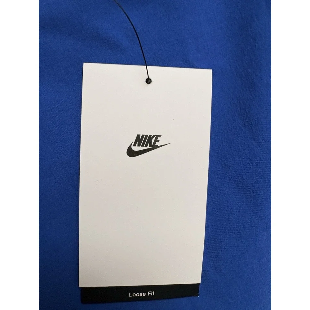 NEW Nike Tech Fleece Woven Track Jacket Royal Blue Men's Size Small HM7151-480